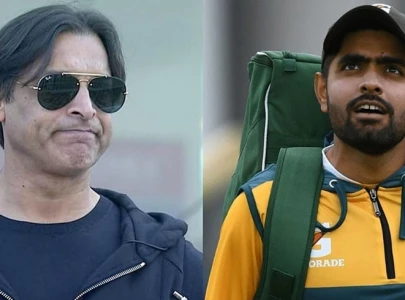 shoaib akhtar lashes out on babar s absence in world cup s promo shoaib akhtar lashes out on babar s absence in world cup s promo
