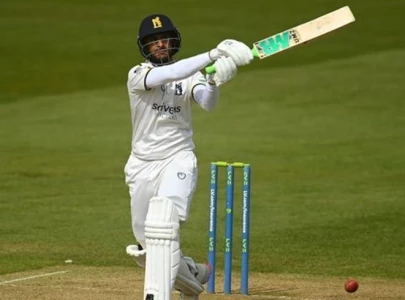 watch hassan ali smashes 33 ball fifty in county cricket