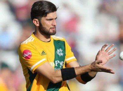 shaheen afridi dominates derbyshire with superb all round show shaheen afridi dominates derbyshire with superb all round show