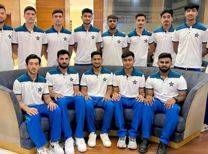 rohail nazir led pakistan shaheens departs for australia rohail nazir led pakistan shaheens departs for australia