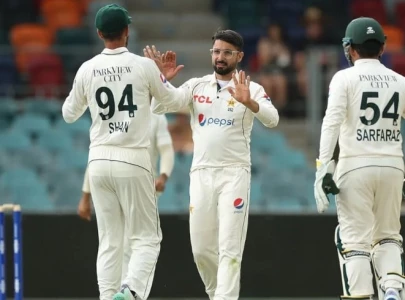abrar ahmed suffers injury scare ahead of first test against australia