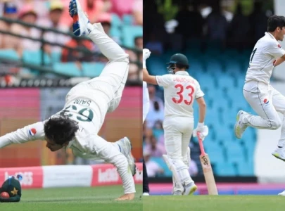 watch masood s crafty trap catches smith saim ayub drops another one