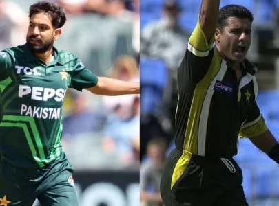 haris rauf falls one wicket short of equalizing waqar younis historic odi record