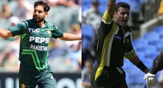 haris rauf falls one wicket short of equalizing waqar younis historic odi record