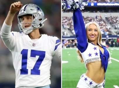 brandon aubrey apologizes to cowboys cheerleader after smashing her head with wayward kick brandon aubrey apologizes to cowboys cheerleader after smashing her head with wayward kick