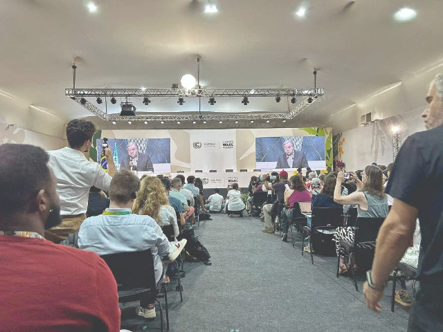 united nations secretary general antonio guterres speaking at the 30th conference of the parties cop photo express