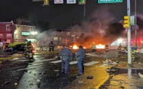 plane crashes in northeast philadelphia ignites multiple house fires and explosion