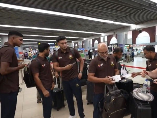 bangladesh cricket team arrives in pakistan for test series bangladesh cricket team arrives in pakistan for test series