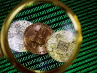 cryptocurrencies shown in the backdrop of binary code photo illustration by reuters