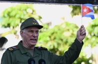 cuban president miguel diaz canel speaks during a ceremony to mark the 65th anniversary of the declaration of the socialist character of the cuban revolution in havana cuba april 16 2026 reuters