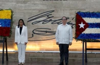 venezuela s interim president delcy rodriguez and cuban foreign minister bruno rodriguez padilla attend the ceremony promotions and decorations for heroes and martyrs honouring venezuelan and cuban military and security personnel who died during a us operation to capture venezuela s president nicolas maduro and his wife cilia flores in caracas venezuela january 8 2026 photo reuters venezuela s interim president delcy rodriguez and cuban foreign minister bruno rodriguez padilla attend the ceremony promotions and decorations for heroes and martyrs honouring venezuelan and cuban military and security personnel who died during a us operation to capture venezuela s president nicolas maduro and his wife cilia flores in caracas venezuela january 8 2026 photo reuters