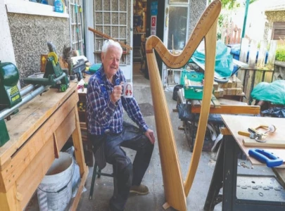 a harp worth 800 cups of tea a harp worth 800 cups of tea