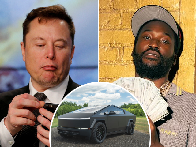elon musk reacts to meek mill s all black cybertruck elon musk reacts to meek mill s all black cybertruck