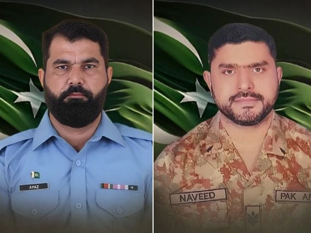 senior technician muhammad ayaz of the pakistan air force and havaldar muhammad naveed of the pakistan army succumbed to their injuries photo ispr senior technician muhammad ayaz of the pakistan air force and havaldar muhammad naveed of the pakistan army succumbed to their injuries photo ispr