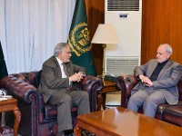 foreign minister ishaq dar and ambassador of iran reza amiri moghaddam photo mofa