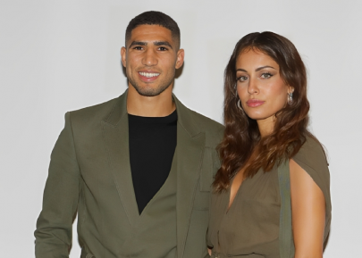 moroccan star player achraf hakimi s wife is a famous spanish actor