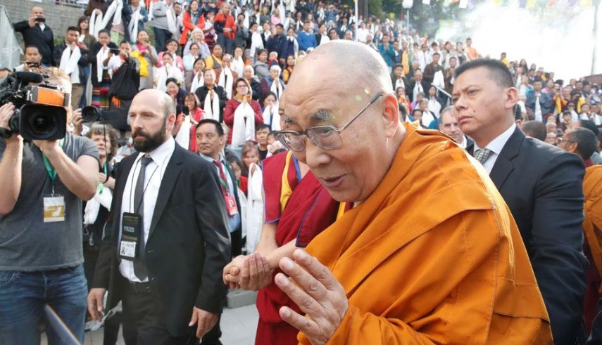 tibetan spiritual leader the dalai lama arrives for his visit to the tibet institute rikon in rikon switzerland september 21 2018 reuters arnd wiegmann