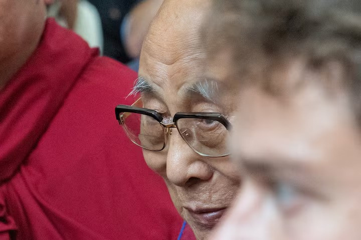 tibetan spiritual leader the dalai lama arrives at his hotel in new york city us june 23 2024 photo reuters