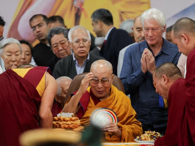 tibetan spiritual leader the 14th dalai lama is served food on his 90th birthday celebration at the tsuglagkhang also known as the dalai lama temple complex in the northern town of dharamshala india july 6 2025 photo reuters tibetan spiritual leader the 14th dalai lama is served food on his 90th birthday celebration at the tsuglagkhang also known as the dalai lama temple complex in the northern town of dharamshala india july 6 2025 photo reuters