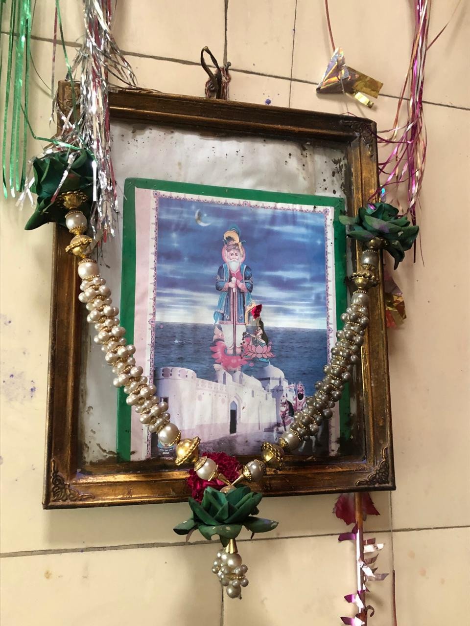 Image of Jhulelal at Udero Lal. Photo Courtesy: Author.