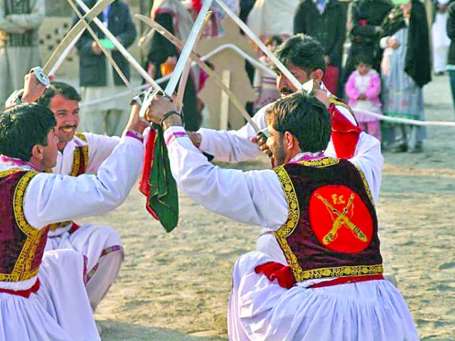 traditional cultural dance stays alive in k p despite challenges photo app
