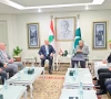 deputy prime minister ishaq dar meeting interior minister of lebanon ahmad al hajjar at the ministry of foreign affairs on september 15 2026 photo mofa