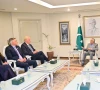 deputy prime minister and foreign minister ishaq dar meets a united states congressional delegation codel comprising representatives ryan zinke and michael baumgartner july 28 2026 photo mofa x