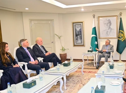 us congressional delegation meets ishaq dar discusses expanding bilateral cooperation