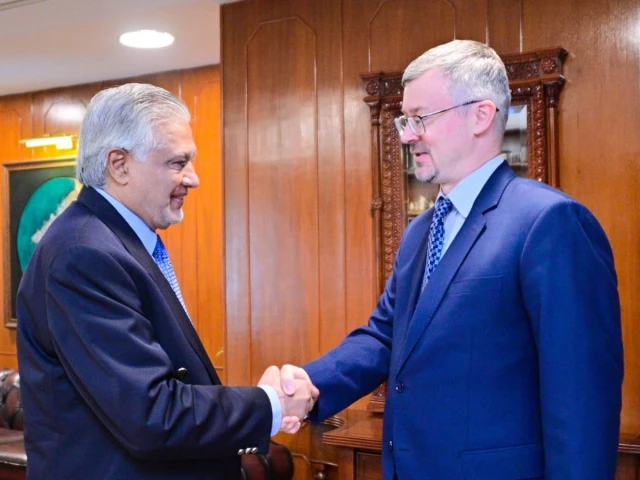 FM Dar welcomes 'positive momentum' in Islamabad-Moscow relations