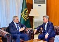 chinese ambassador to pakistan jiang zaidong congratulated fm dar on pakistan s decisive success on the anniversary of marka e haq photo app