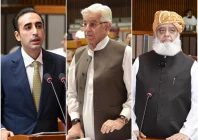 bilawal bhutto l khawaja asif c and maulana fazlur rehman photos file