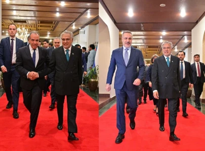 dar receives egypt t rkiye fms as pakistan steps up us iran mediation