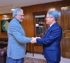deputy prime minister and foreign minister ishaq dar receives chinese ambassador to pakistan jiang zaidong in islamabad on monday photo x