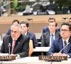 deputy prime minister and foreign minister ishaq dar addresses the oic contact group on afghanistan on the sidelines of the 81st session of the united nations general assembly in new york on tuesday photo fo