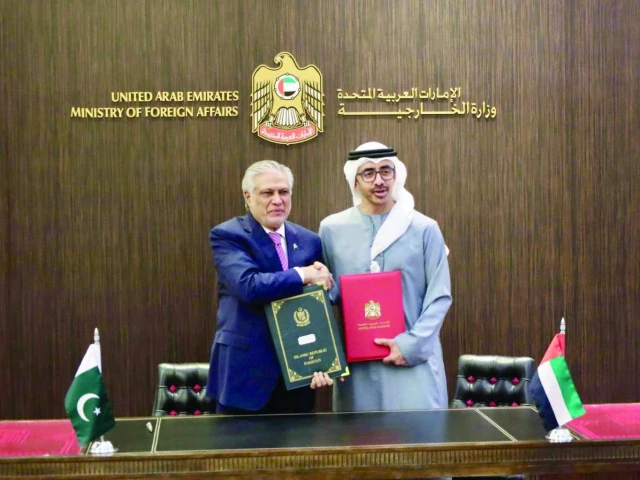 foreign minister ishaq dar signs mou with uae counterpart sheikh abdullah bin zayed al nahyan in abu dhabi photo app foreign minister ishaq dar signs mou with uae counterpart sheikh abdullah bin zayed al nahyan in abu dhabi photo app