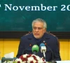 dpm ishaq dar speaking during a news briefing session in islamabad on saturday photo foreign office