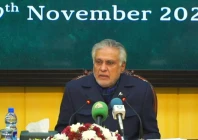 dpm ishaq dar speaking during a news briefing session in islamabad on saturday photo foreign office