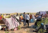 displaced sudanese gather and sit in makeshift tents after fleeing al fashir city in darfur in tawila sudan october 29 2025 in this still image taken from a reuters video photo reuters