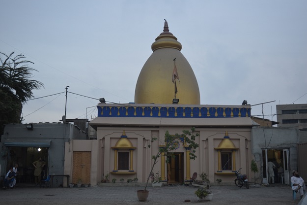 Darya Lal Mandir near Custom House, Saddar after renovation and rehabilitation work. PHOTO COURTESY: UDERO LAL RESEARCH PROJECT