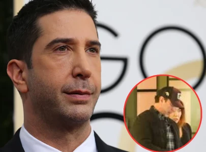 david schwimmer sparks romance rumors with 29 year old medical student