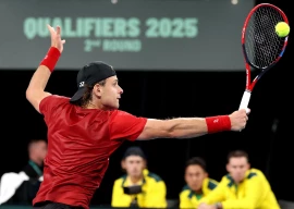 collignon stuns de minaur as belgium take 2 0 davis cup lead over australia collignon stuns de minaur as belgium take 2 0 davis cup lead over australia