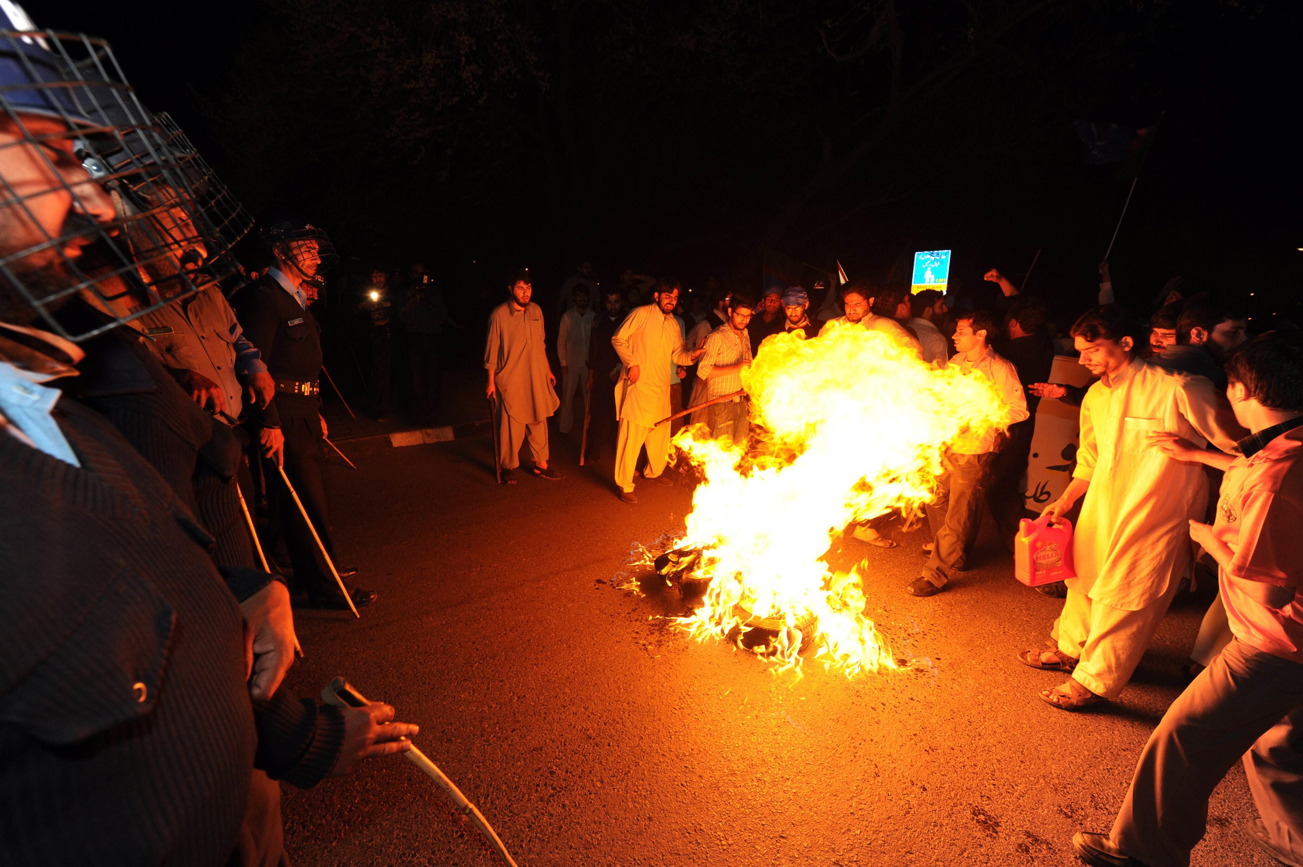 pockets of protest across the country