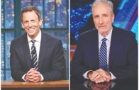 jon stewart seth meyers