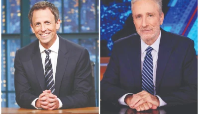 jon stewart seth meyers