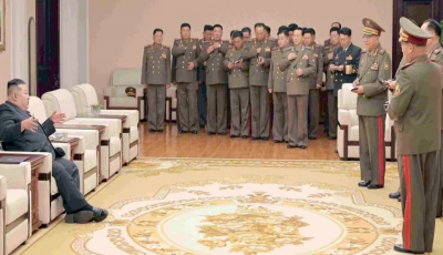kim returns home after china visit