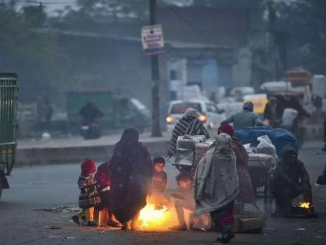 at least 13 dead as cold wave grips karachi