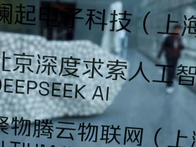 a deepseek ai sign is seen at a building where the chinese start up s office is located in beijing china february 19 2025 reuters a deepseek ai sign is seen at a building where the chinese start up s office is located in beijing china february 19 2025 reuters