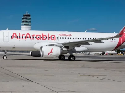 air arabia makes emergency landing at karachi airport after crew falls sick