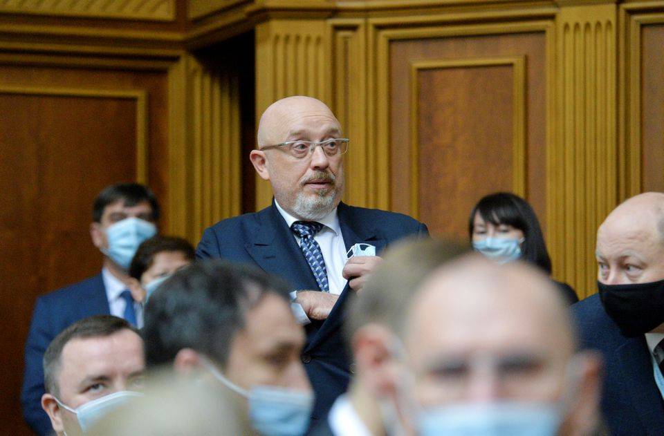 newly appointed defence minister of ukraine oleksii reznikov attends a session of parliament in kyiv ukraine november 4 2021 photo reuters file