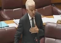defence minister khawaja asif speaks at the national assembly on may 13 2026 screengrab